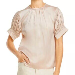 Rebecca Taylor Charm Silk Top